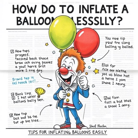 easy balloon inflation tips