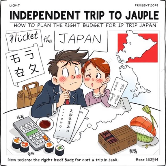 independent trip budgeting japan